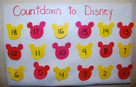 Countdown To Disney World Chart Homegrown Friends