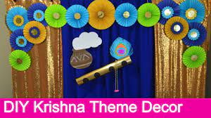 krishna theme birthday decoration
