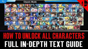 Fastest Way To Unlock Characters In Smash Bros Ultimate How To Unlock Characters Smash Ultimate