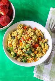healthy veggie egg scramble everyday