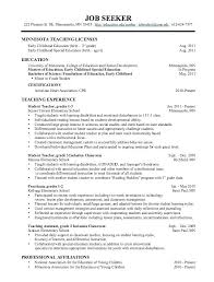 Resume Example For Teacher Instructional Assistant Resume Example Of