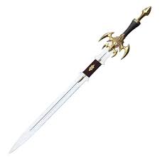 Soul Devourer Gold Decorative Demon Sword with Display, Swords - Amazon  Canada