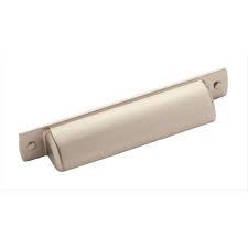 satin nickel cabinet cup pull