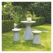 Milton 2 Seat Concrete Garden Set Buy
