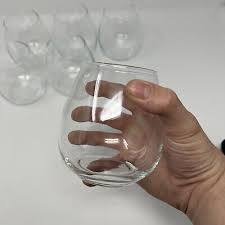 Stemless Wine Glass Set Of 6 Wine