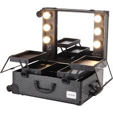 makeup trolley rolling case with wheels