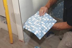 Installing Glass Tile With Mesh Backing