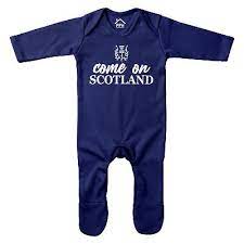 come on scotland romper suit gift rugby