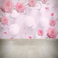 3d pink pvc customize wallpaper at rs