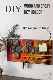 Diy Wall Key Holder With Magnetic Tiles
