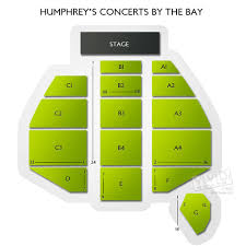 Uncommon Humphreys Concerts By The Bay Detailed Seating