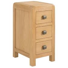 Oak Bedside Cabinets Wooden Painted