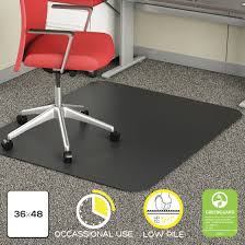 light duty low pile carpet chair mat