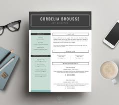 Creative Resume Design Cover Letter For Ms Word Business