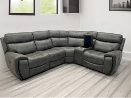 milan corner sofa with recliners