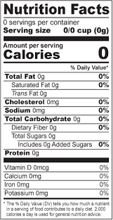 food nutrition facts label food label