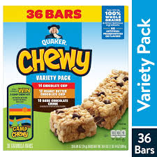 quaker chewy granola bars 3 flavor