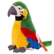 macaw parrot plush red bird stuffed