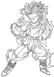 Trunks and goku in dragon ball z coloring page: Dragon Ball Z Coloring Pages Ideas Whitesbelfast Com