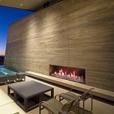 focus 130 ribbon outdoor gas fireplace
