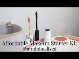 affordable minimalist makeup starter