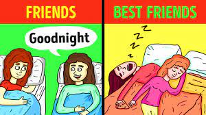 friends vs best friends you