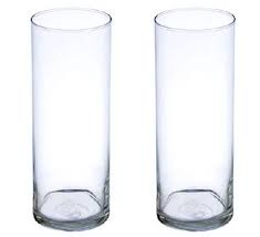 9 Glass Cylinder Vase