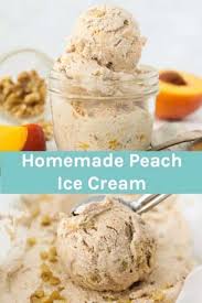 homemade peach ice cream beyond frosting