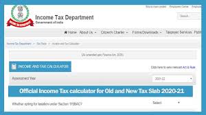 calculate income tax in old and new tax