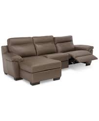 leather chaise sectional