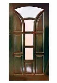 Exterior Polished Glass Panel Wooden