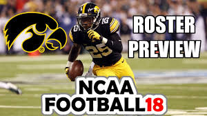 Ncaa Football 18 Iowa 2017 Roster Preview First Look