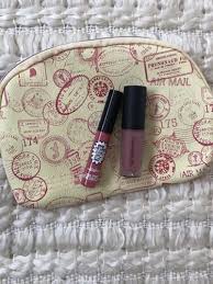 ipsy makeup bag with the balm cosmetics