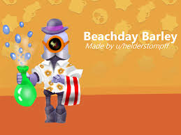 Subreddit for all things brawl stars, the free multiplayer mobile arena fighter/party brawler/shoot 'em up game from supercell. Beachday Barley Skin Concept He Shoots Water Balloons Hope You Enjoy Brawlstars