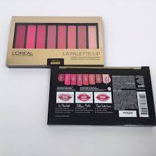 loreal la palette lip cream matte and