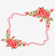 hd png frame flower frame flower roses