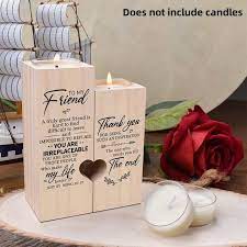 heart candlestick friend gifts for