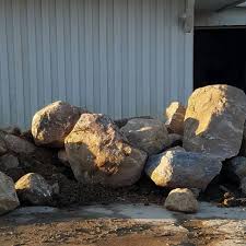 using boulders in your landscape