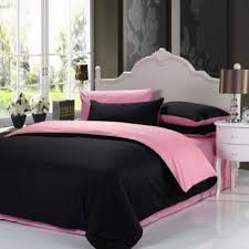 pink and black 100 cotton bedding sets