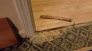 diy landlord damaged carpet repair in