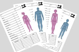Rubyjam Fabric Body Measurement Chart Ladies
