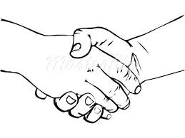 Hands hold a place of honor alongside the face as some of the most expressive and nuanced parts of the body. Image Result For Hand Shake Drawing How To Draw Hands Hand Illustration Shaking Hands Drawing