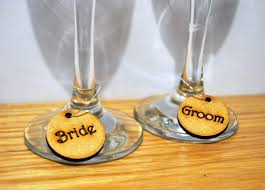 Personalised Wine Glass Charms Place