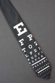 Eye Chart Ralph Marlin Optometrist Necktie