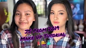 simple js prom 2019 make up tutorial