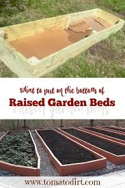 What To Put On Bottom Of Raised Garden Bed
