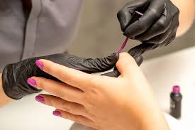 dry gel nail polish with a hair dryer