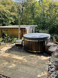 Wood Fired Hot Tub With Grade 316
