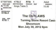 The Outlaws Melbourne Tickets Maxwell C King Center For