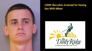 Winter Haven Police Arrest U S M C Recruiter For Having Sex With A